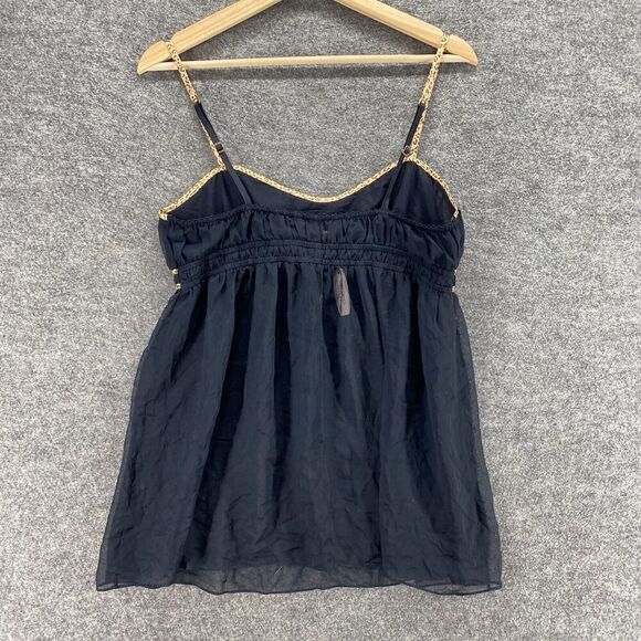 New Victoria's Secret Cami Top Women L Large Black Sleeveless Sweetheart Sleep - Picture 2 of 11